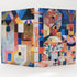 Χειροποίητo Σημειωματάριo με Βυζαντινή Βιβλιοδεσία - Paul Klee - Colorful Architecture
