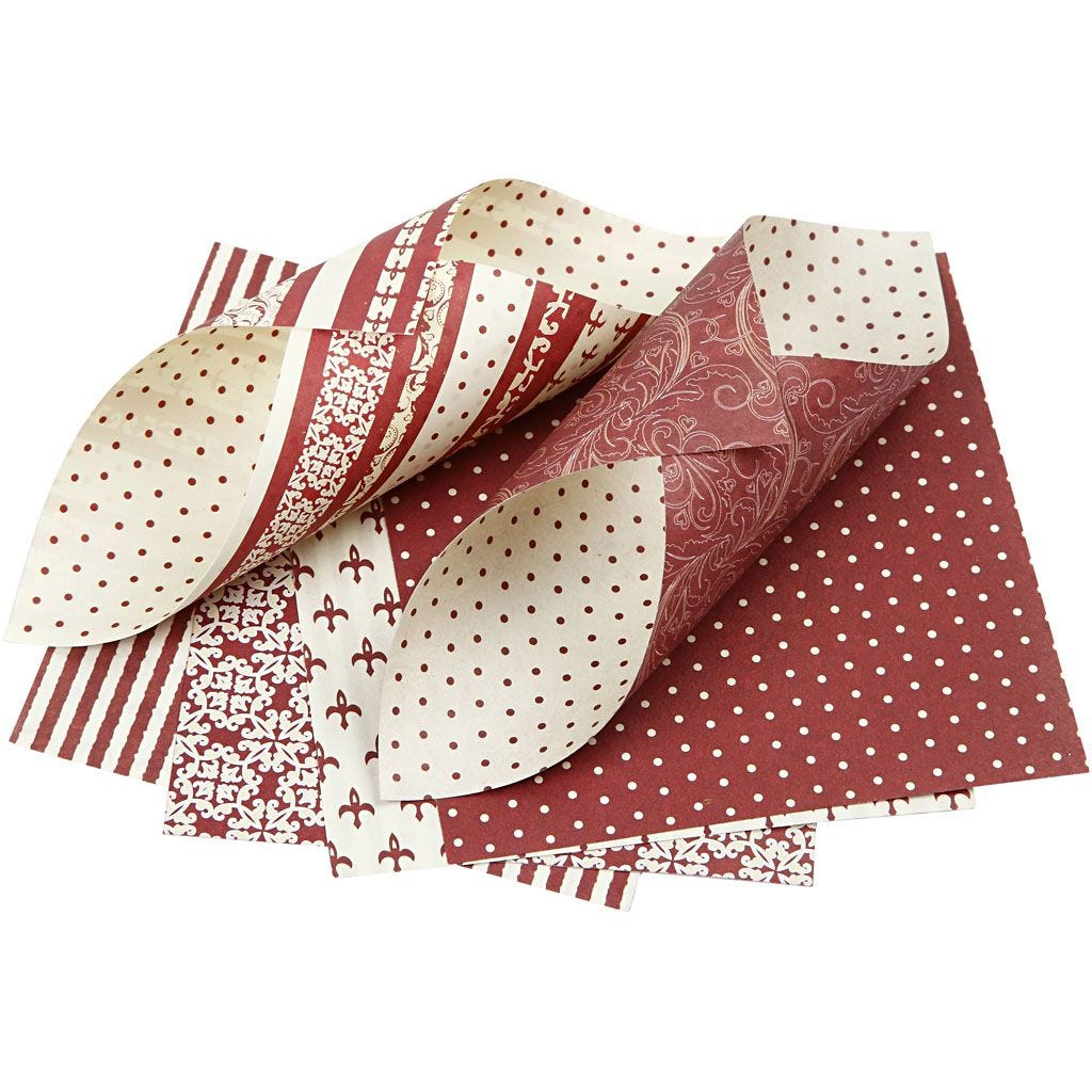Origami Set Red & White