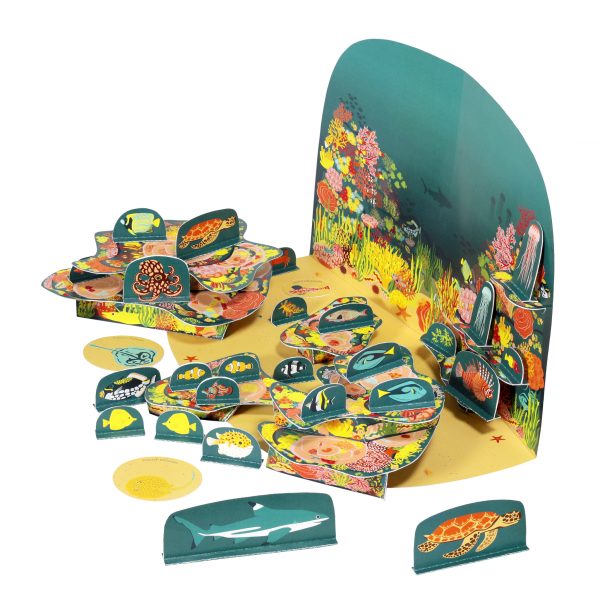 Επιτραπέζιο Παιχνίδι - Κοραλλιογενής ύφαλος Paper Toy