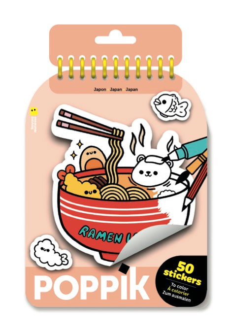 Colouring Stickers - Ιαπωνία