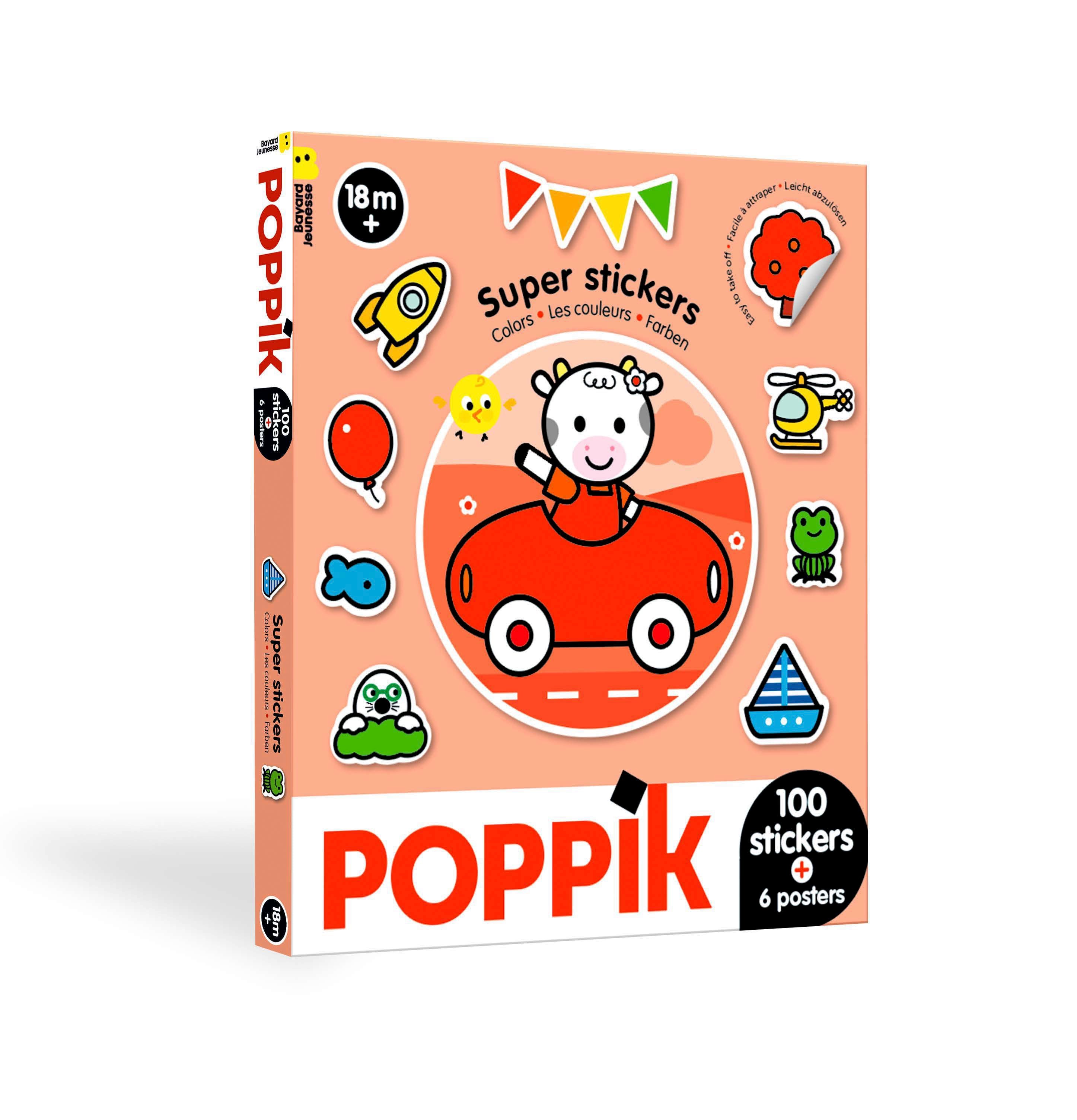 Sticker box με 100 αυτοκόλλητα - Χρώματα