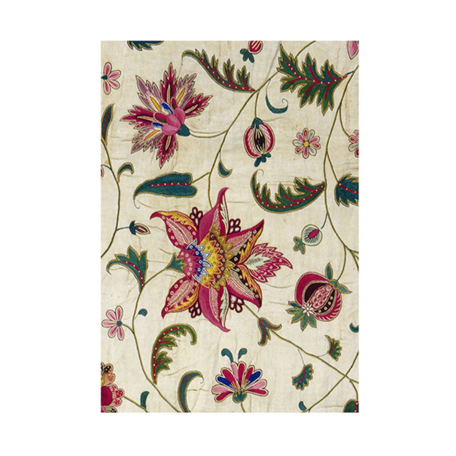 Premium Ημερολόγιο Ημερήσιο 2026 με Βυζαντινή Βιβλιοδεσία - Flower Embroidery