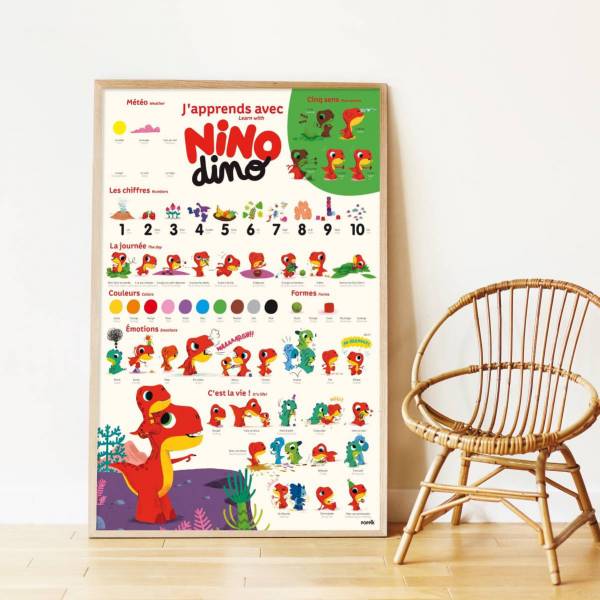 Large Poster with 58 stickers - Farm