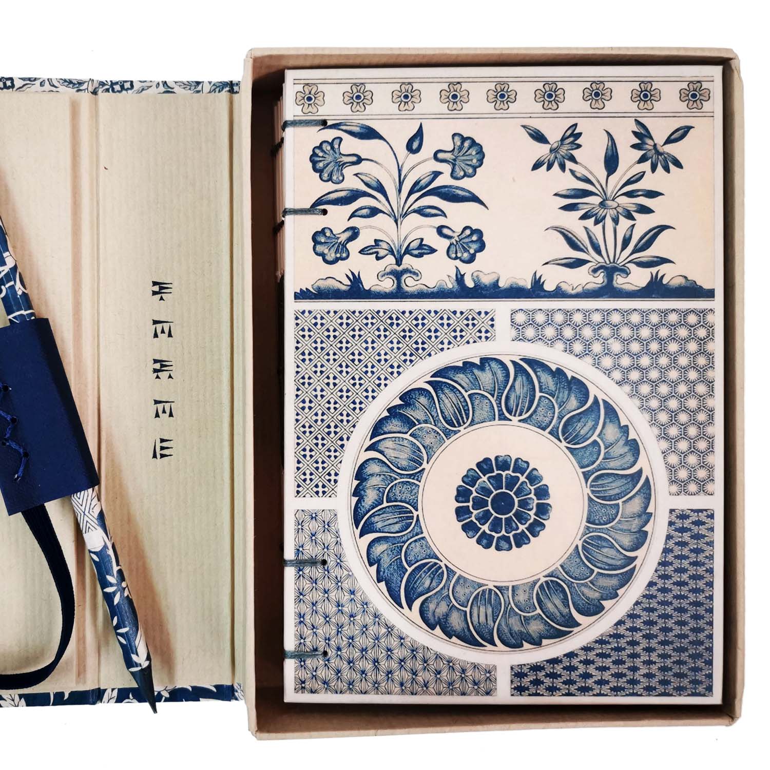 Premium Χειροποίητo Σημειωματάριo σε κασετίνα - Chinese Ornaments