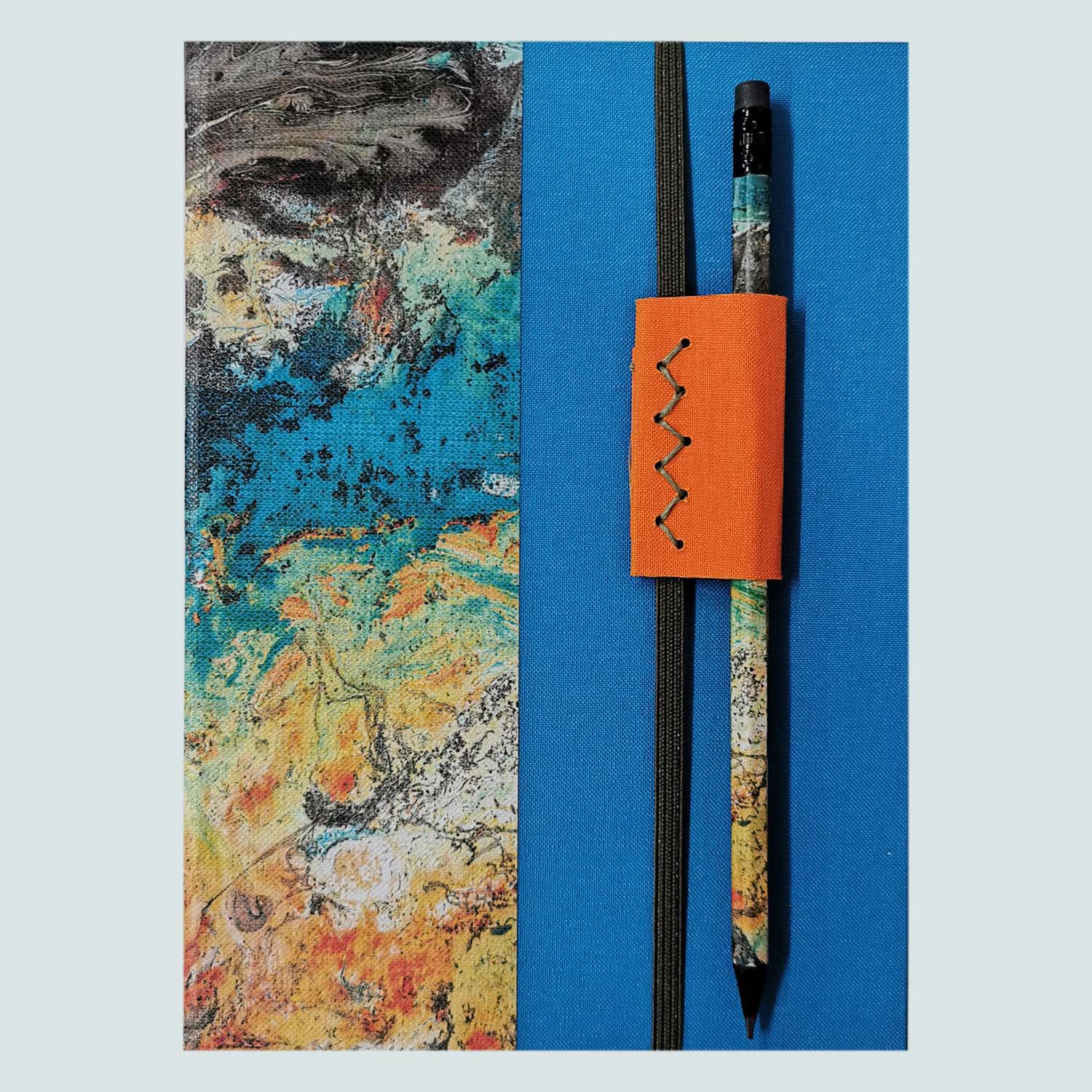 Premium Χειροποίητo Σημειωματάριo σε κασετίνα - Earth from above