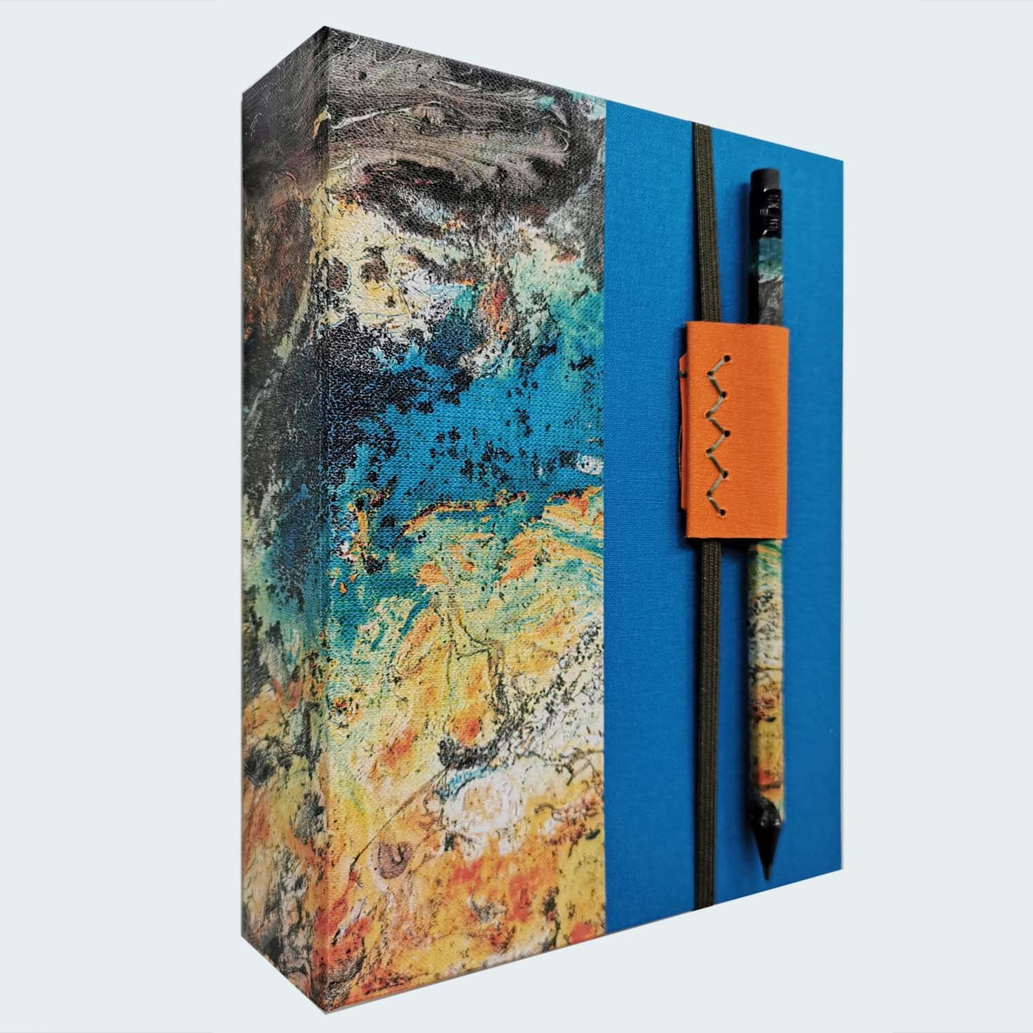 Premium Χειροποίητo Σημειωματάριo σε κασετίνα - Earth from above