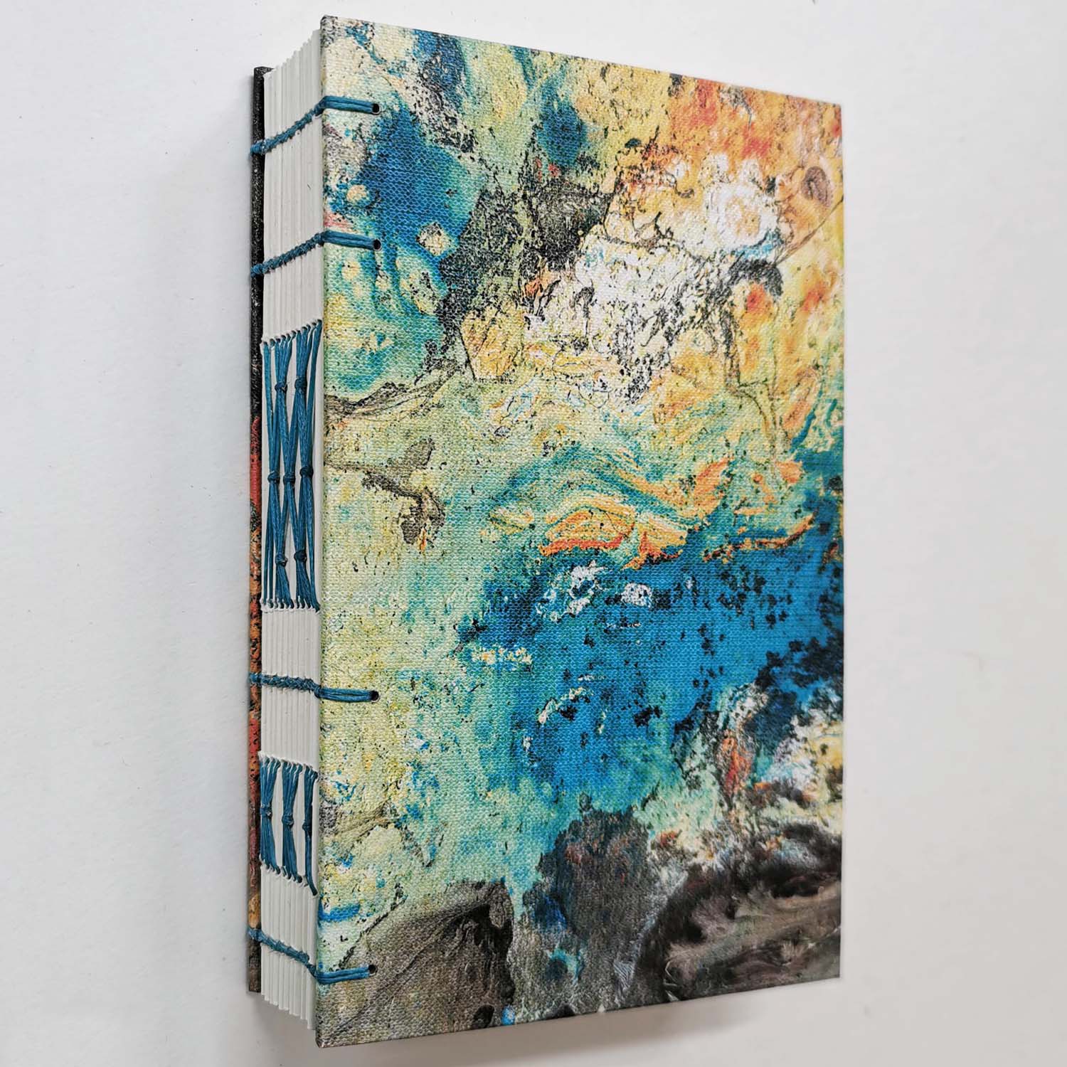 Premium Χειροποίητo Σημειωματάριo σε κασετίνα - Earth from above