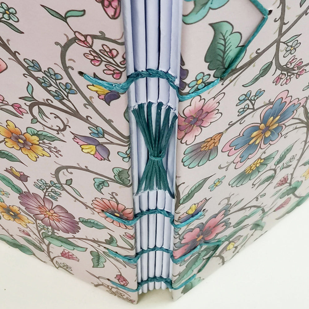 Ημερολόγιο Εβδομαδιαίο 2026 με Βυζαντινή Βιβλιοδεσία - Pink Jardin