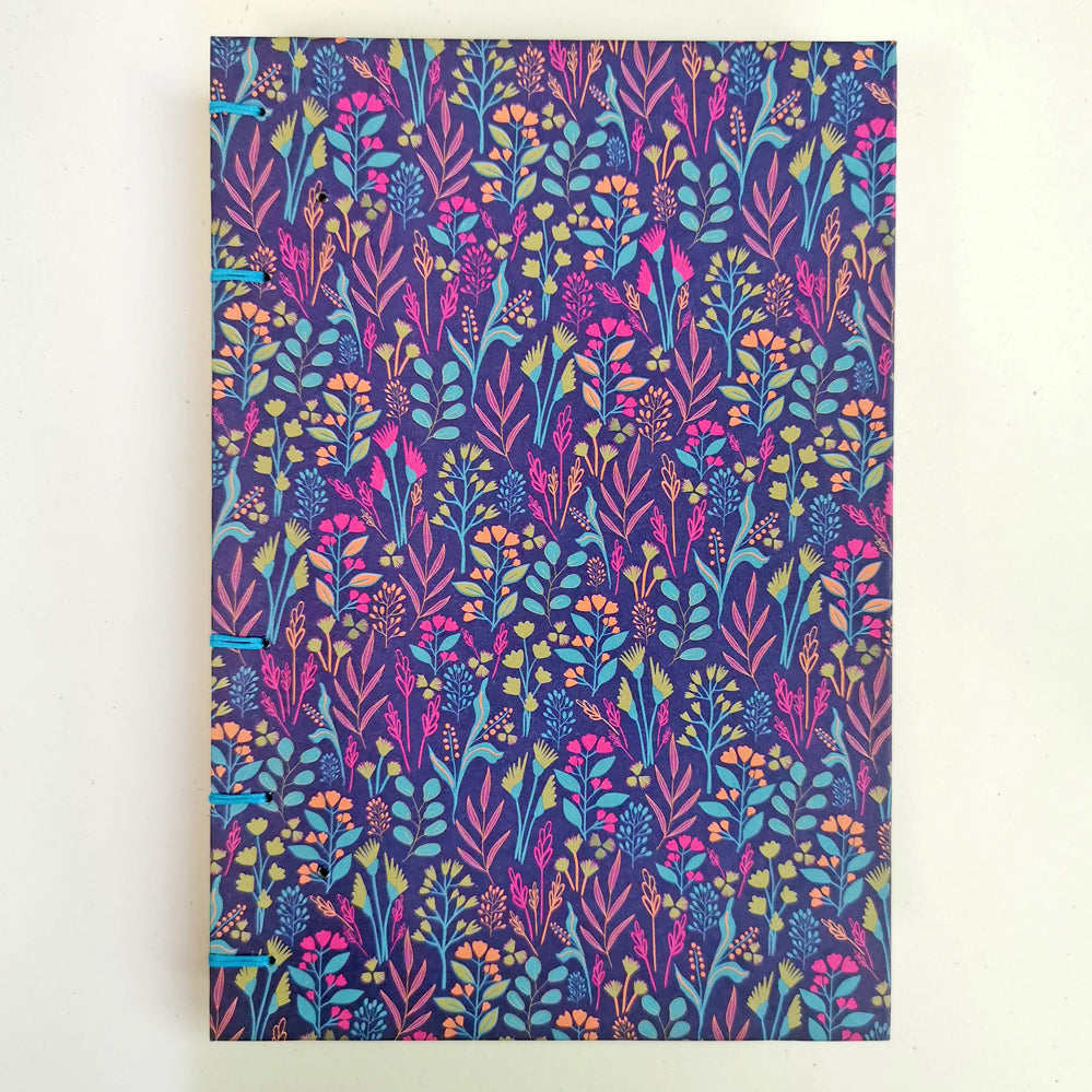 Ημερολόγιο Εβδομαδιαίο 2026 με Βυζαντινή Βιβλιοδεσία - Night Meadow