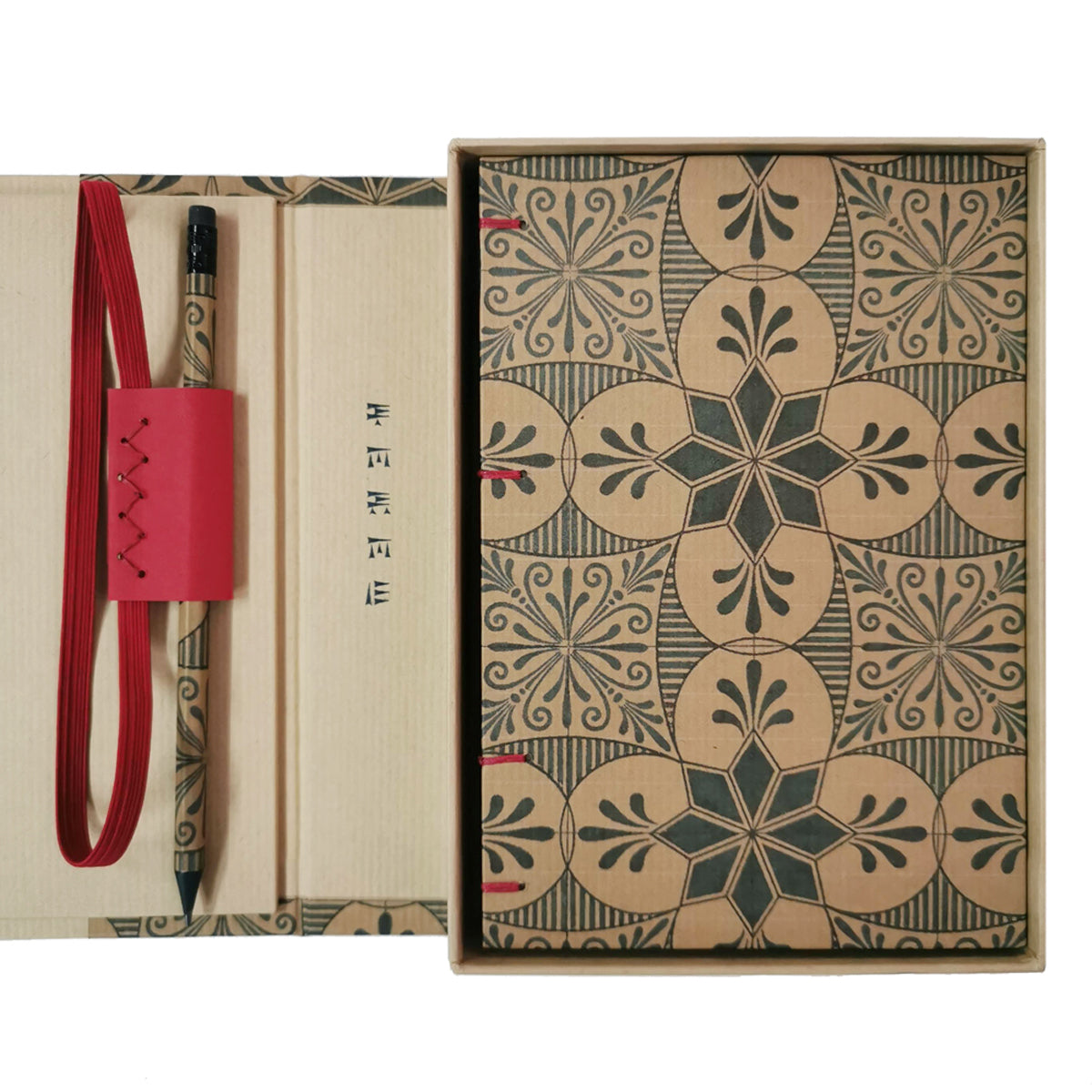 Premium Χειροποίητo Σημειωματάριo σε κασετίνα - Italian Ornament