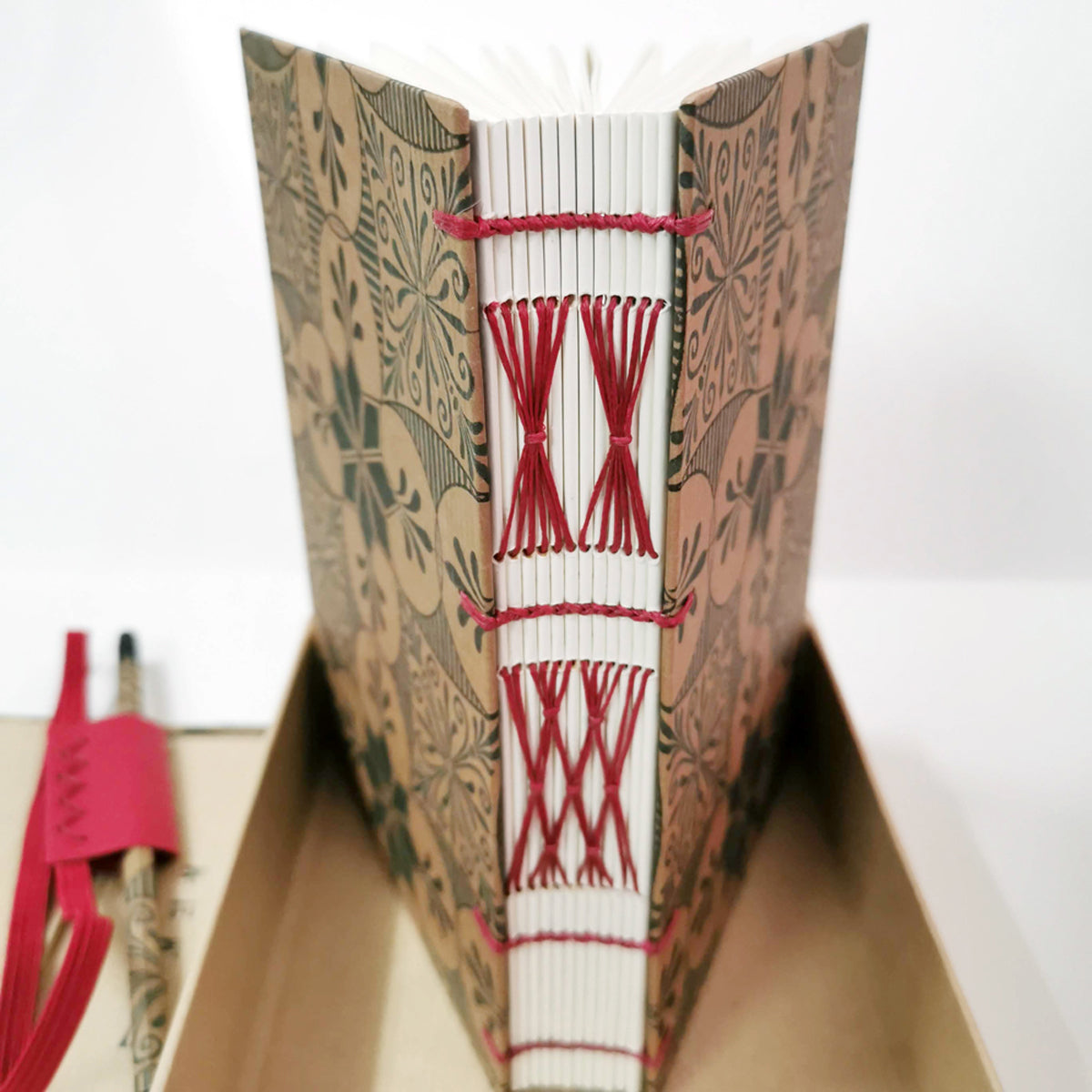 Premium Χειροποίητo Σημειωματάριo σε κασετίνα - Italian Ornament