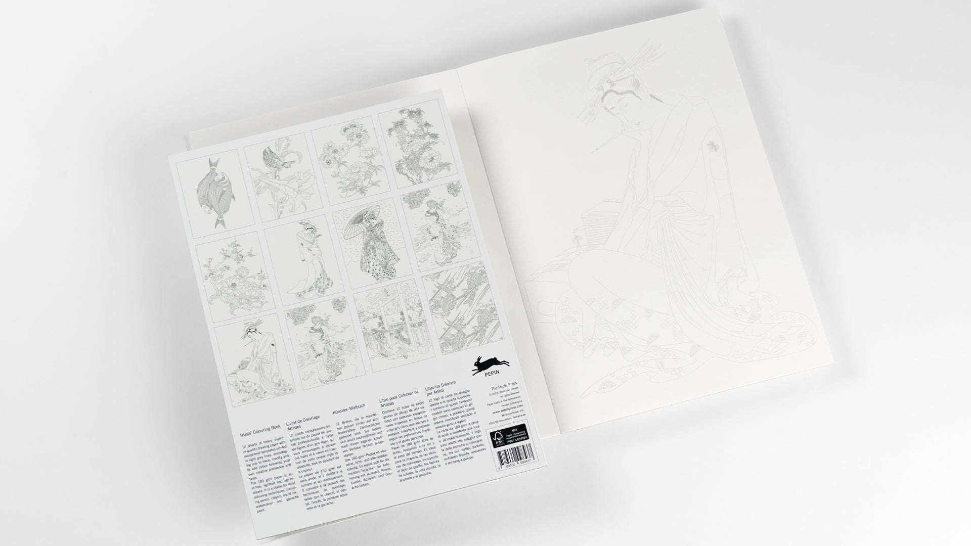 Artists’ Colouring Book - Japan