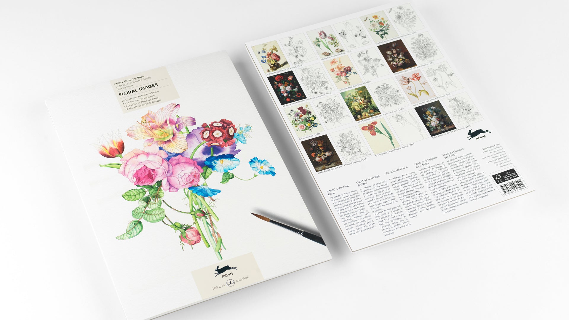 Artists’ Colouring Book - Floral Images