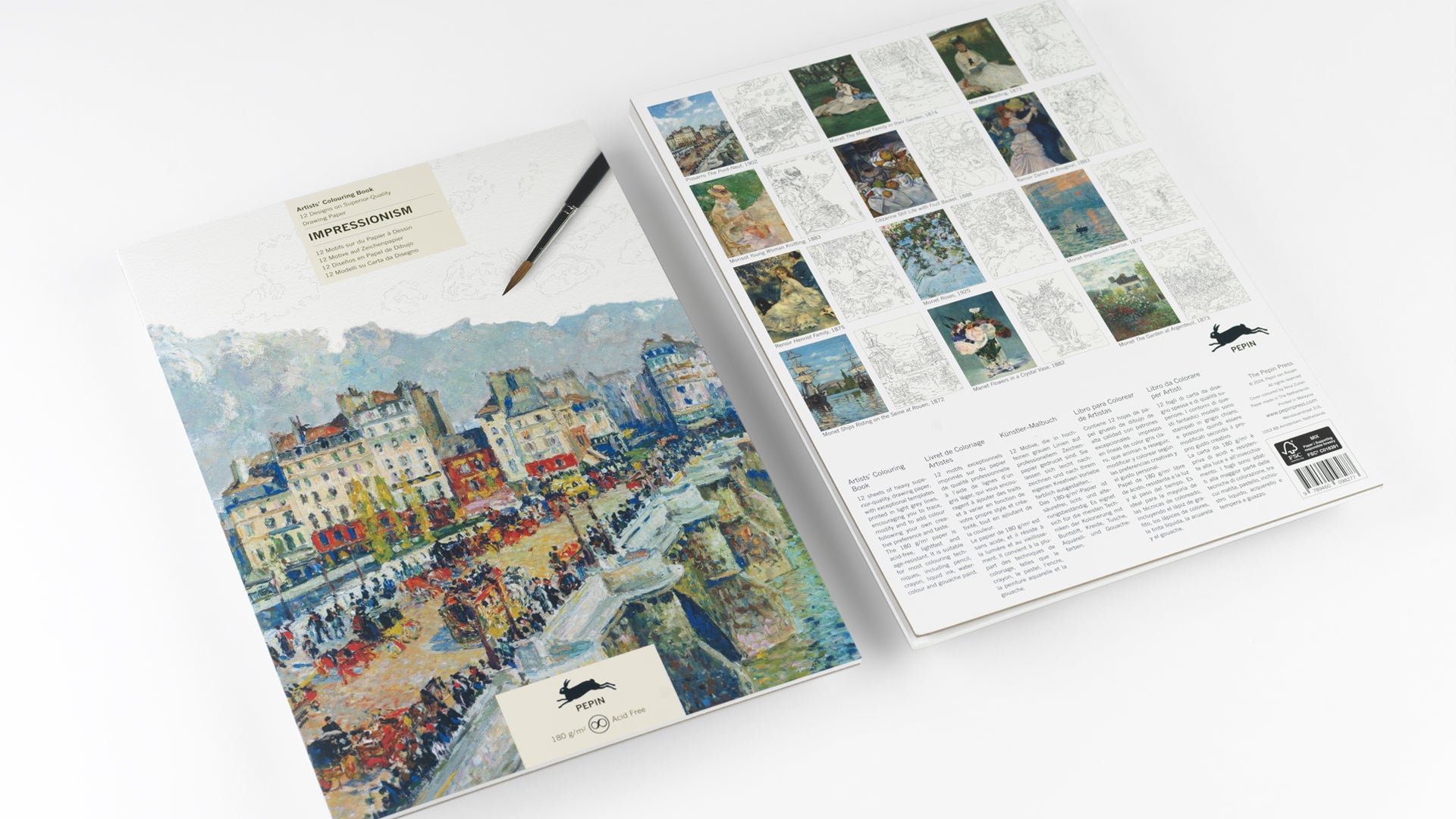 Artists’ Colouring Book - Impressionism