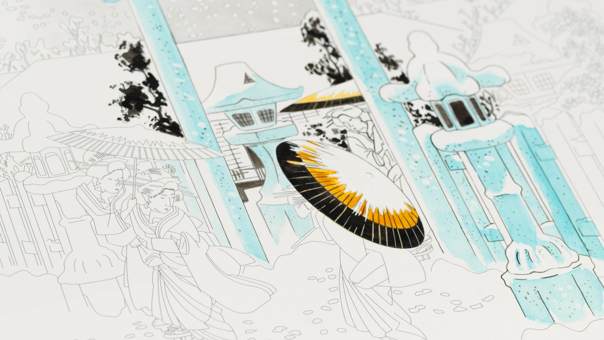 Artists’ Colouring Book - Japan