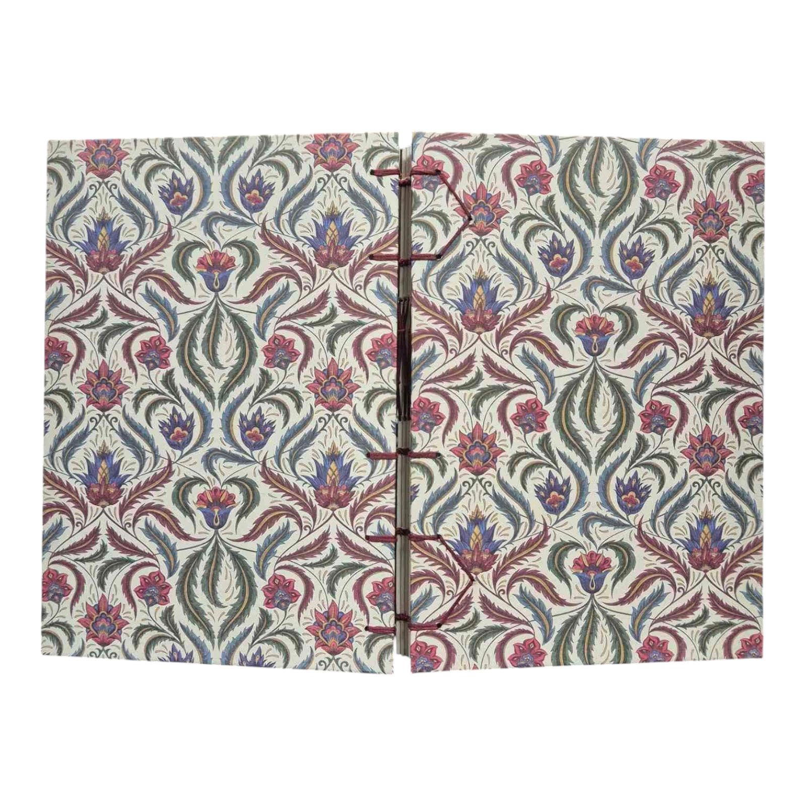 Ημερολόγιο Ημερήσιο 2026 με Βυζαντινή Βιβλιοδεσία - Bordeaux Floral