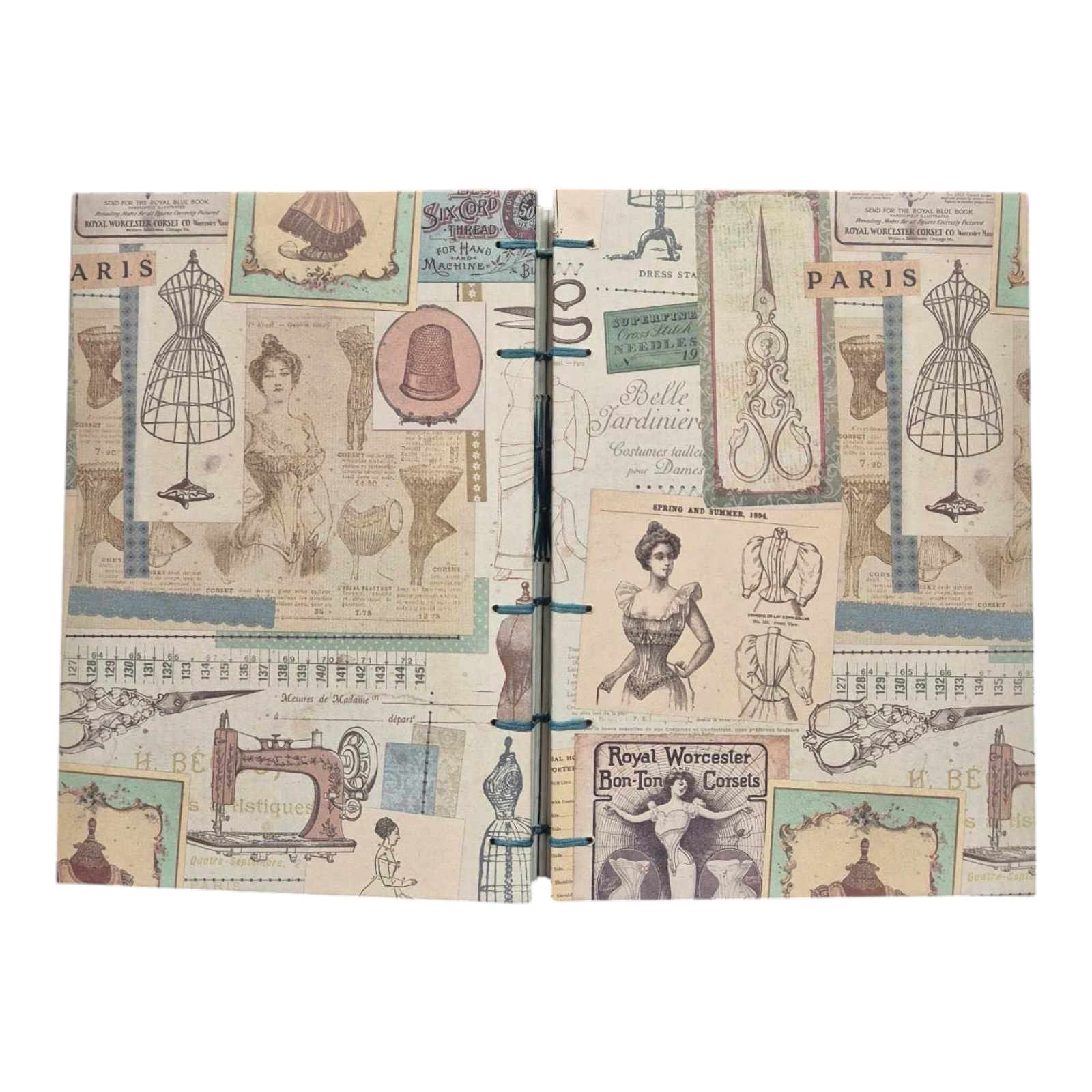 Ημερολόγιο Ημερήσιο 2026 με Βυζαντινή Βιβλιοδεσία - Sewing