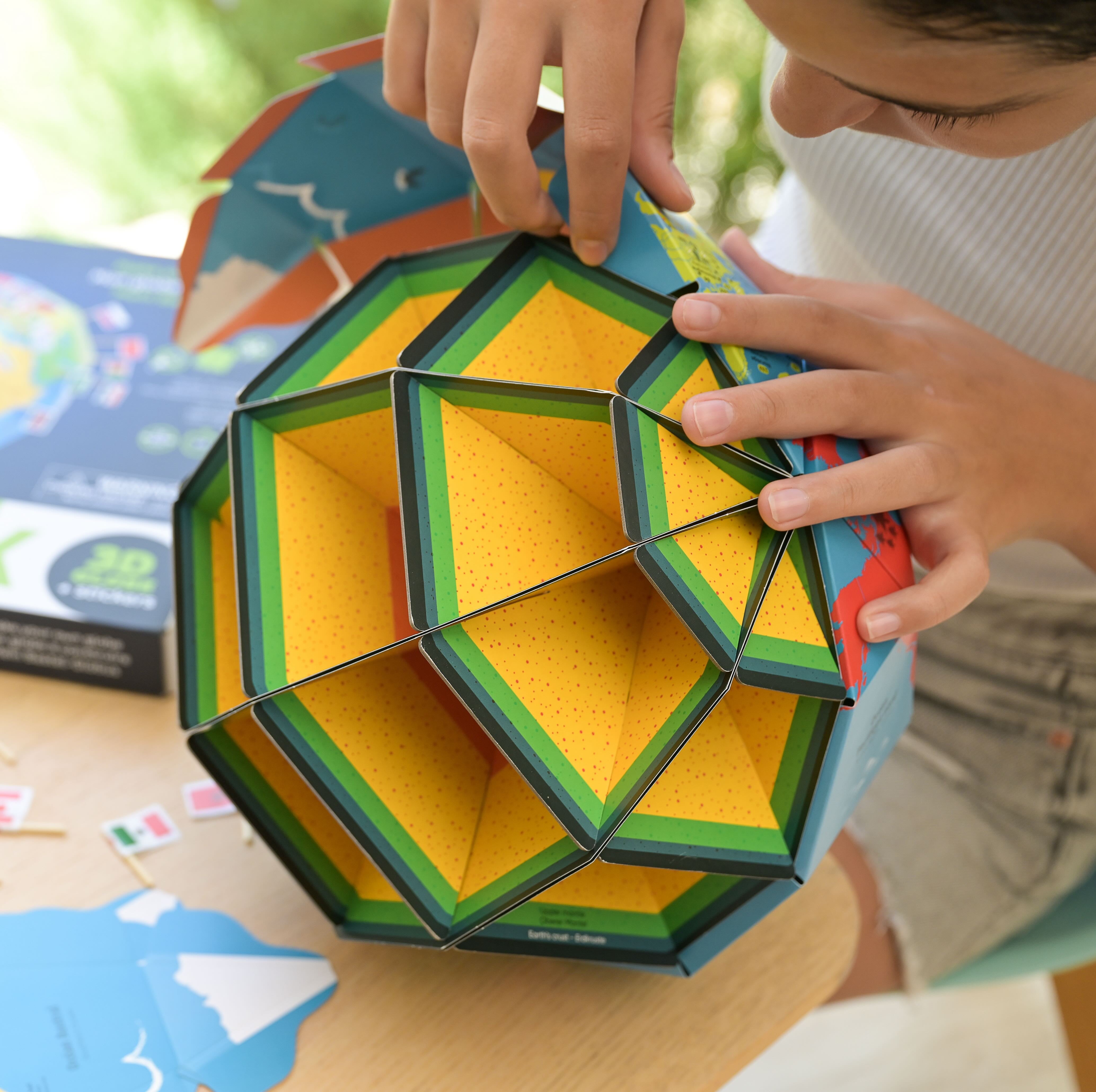 3D Σφαίρα με αυτοκόλλητα - Σημαίες