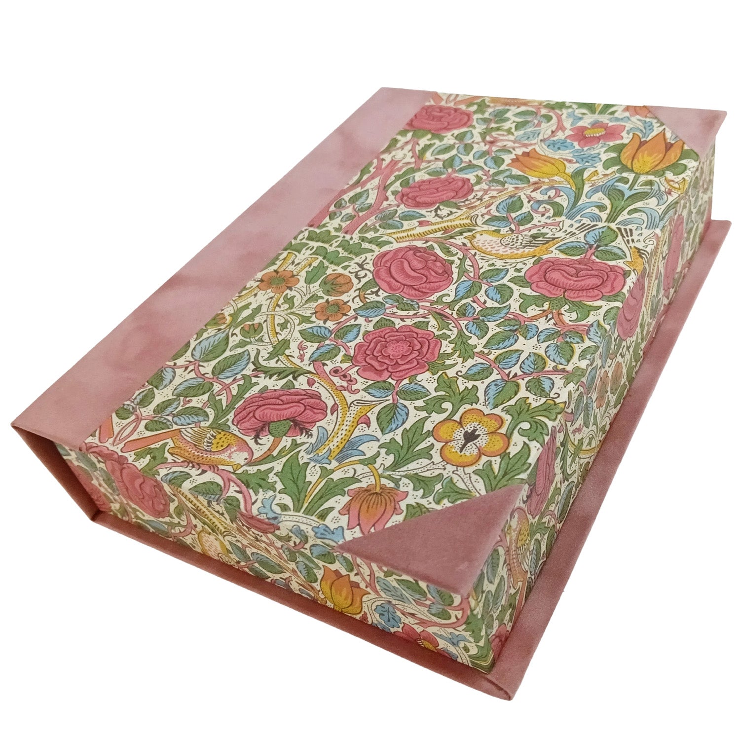 Premium Χειροποίητo Σημειωματάριo σε κασετίνα - Rose textile