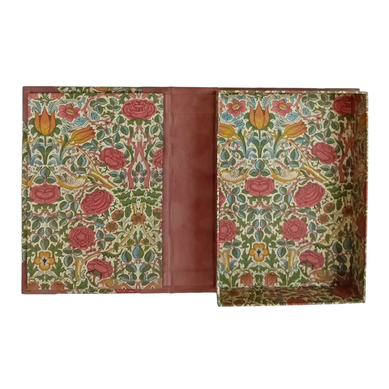 Premium Χειροποίητo Σημειωματάριo σε κασετίνα - Rose textile