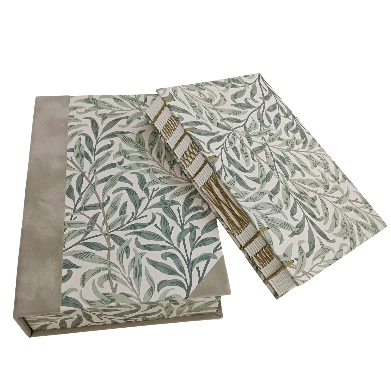 Premium Χειροποίητo Σημειωματάριo σε κασετίνα - Willow bough wallpaper