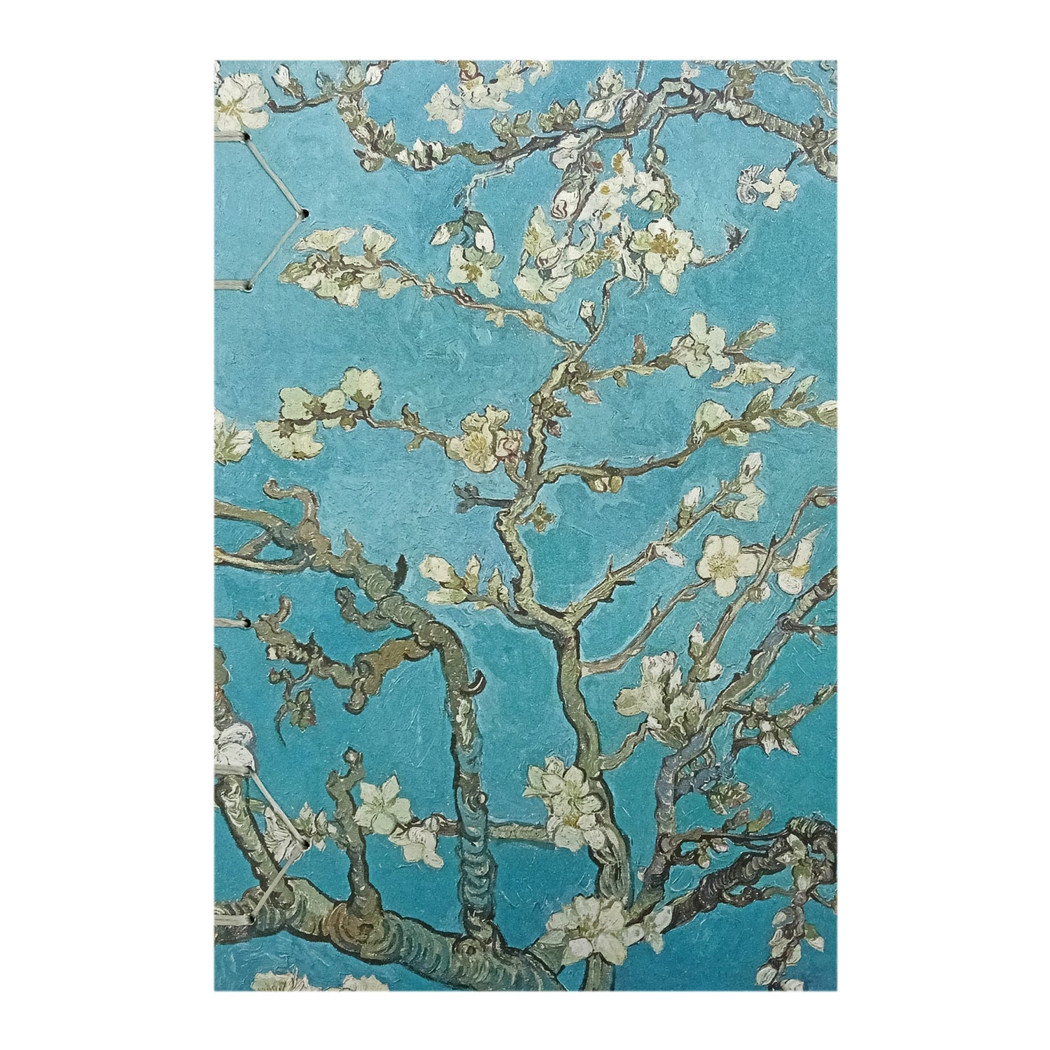 Premium Χειροποίητo Σημειωματάριo σε κασετίνα - Van Gogh Almond Blossoms