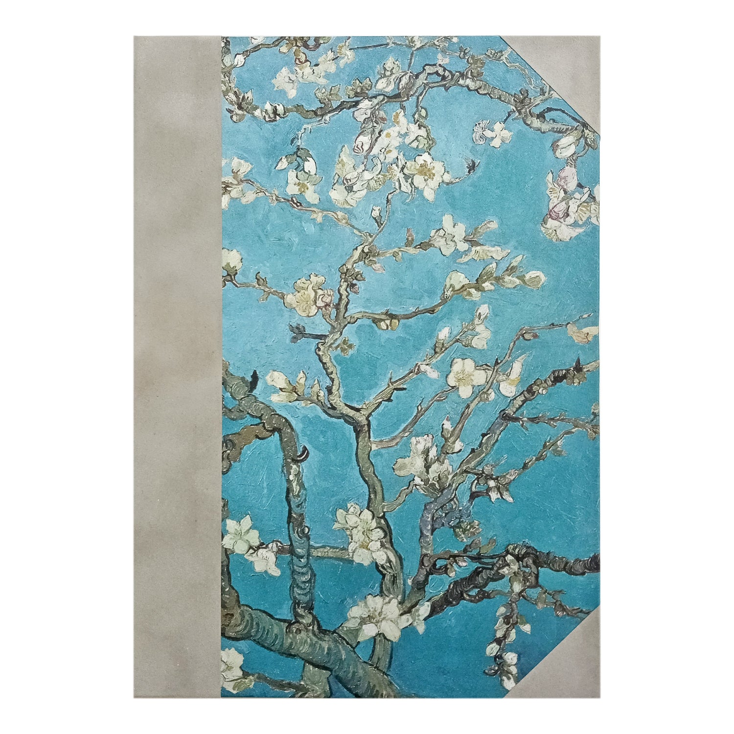 Premium Χειροποίητo Σημειωματάριo σε κασετίνα - Van Gogh Almond Blossoms