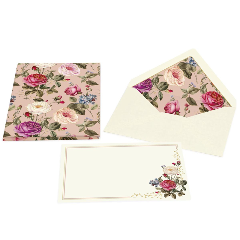 Σετ Ευχετήριες Κάρτες Μεγάλο - Rose II