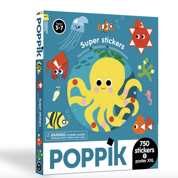 Sticker box με 750 αυτοκόλλητα - Aquarium