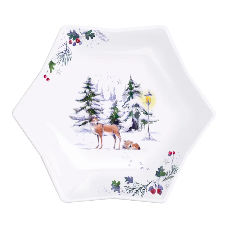 Πιάτο ζαχαροπλαστικής "Χειμερινό Πάρκο"