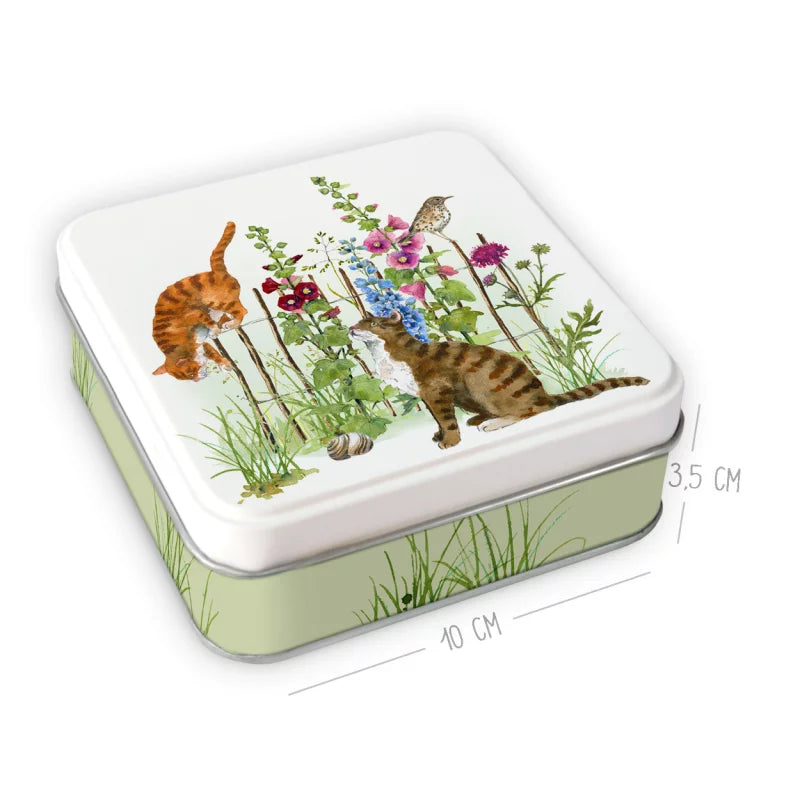 Μεταλλικό Κουτάκι - Hollyhocks