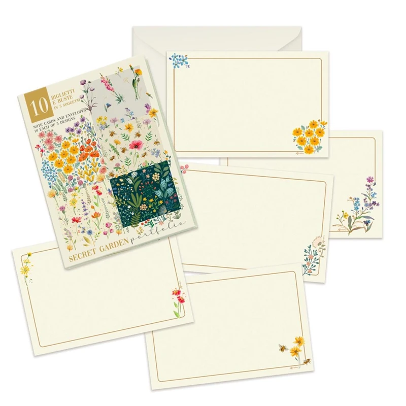 Σετ Ευχετήριες Κάρτες Μεγάλο - Secret Garden