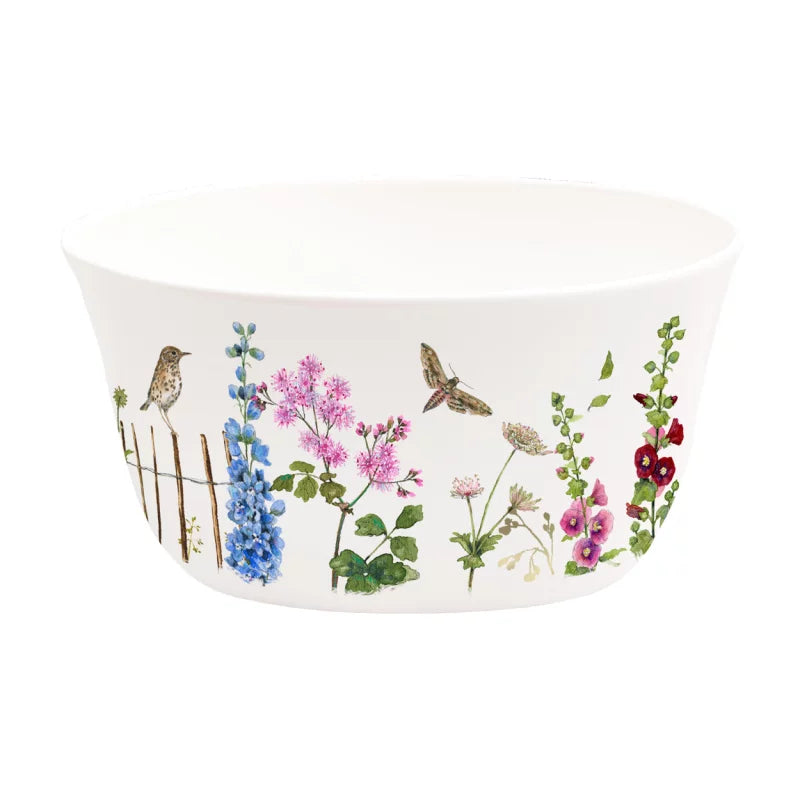 Πορσελάνινο μπολ δημητριακών - Hollyhocks