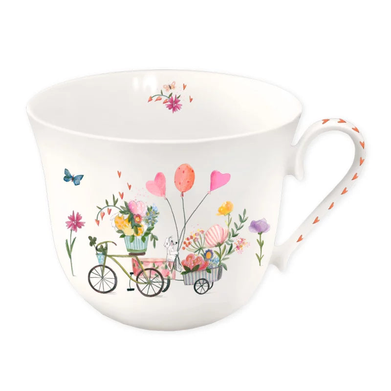 Πορσελάνινη κούπα - Off to happiness