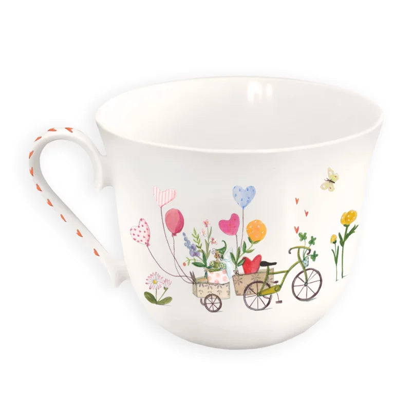Πορσελάνινη κούπα - Off to happiness