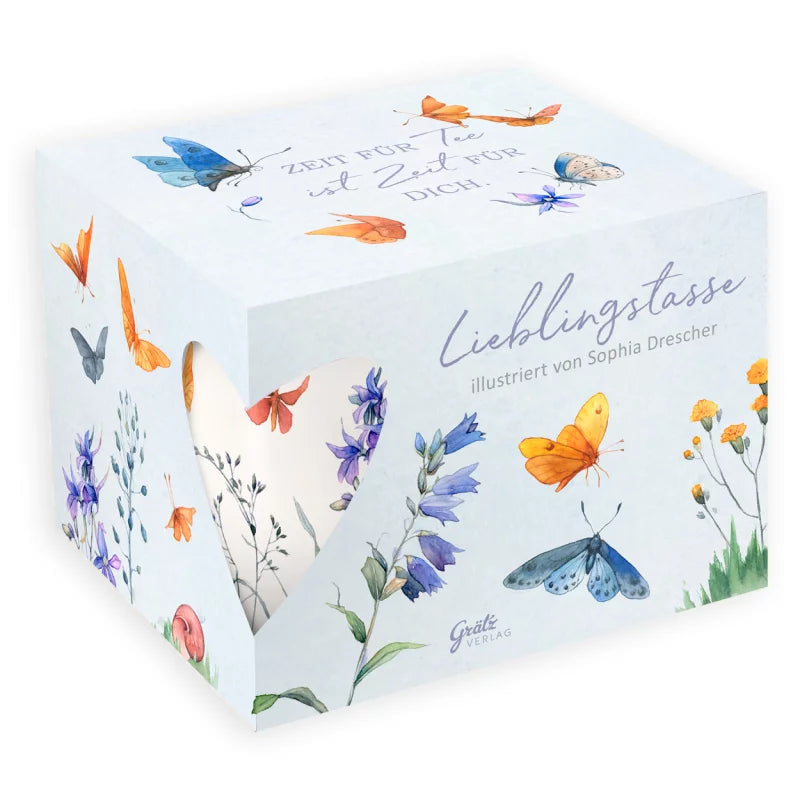 Πορσελάνινη κούπα - Λιβάδι πεταλούδων