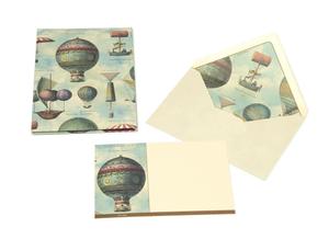 Σετ Ευχετήριες Κάρτες Μικρό - Hot Air Balloons