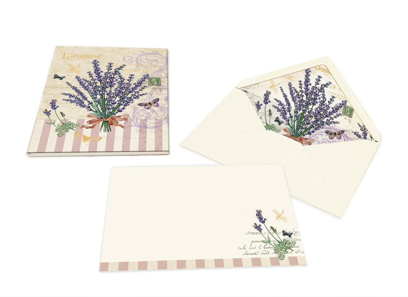 Large Greeting Card Set - Lavender