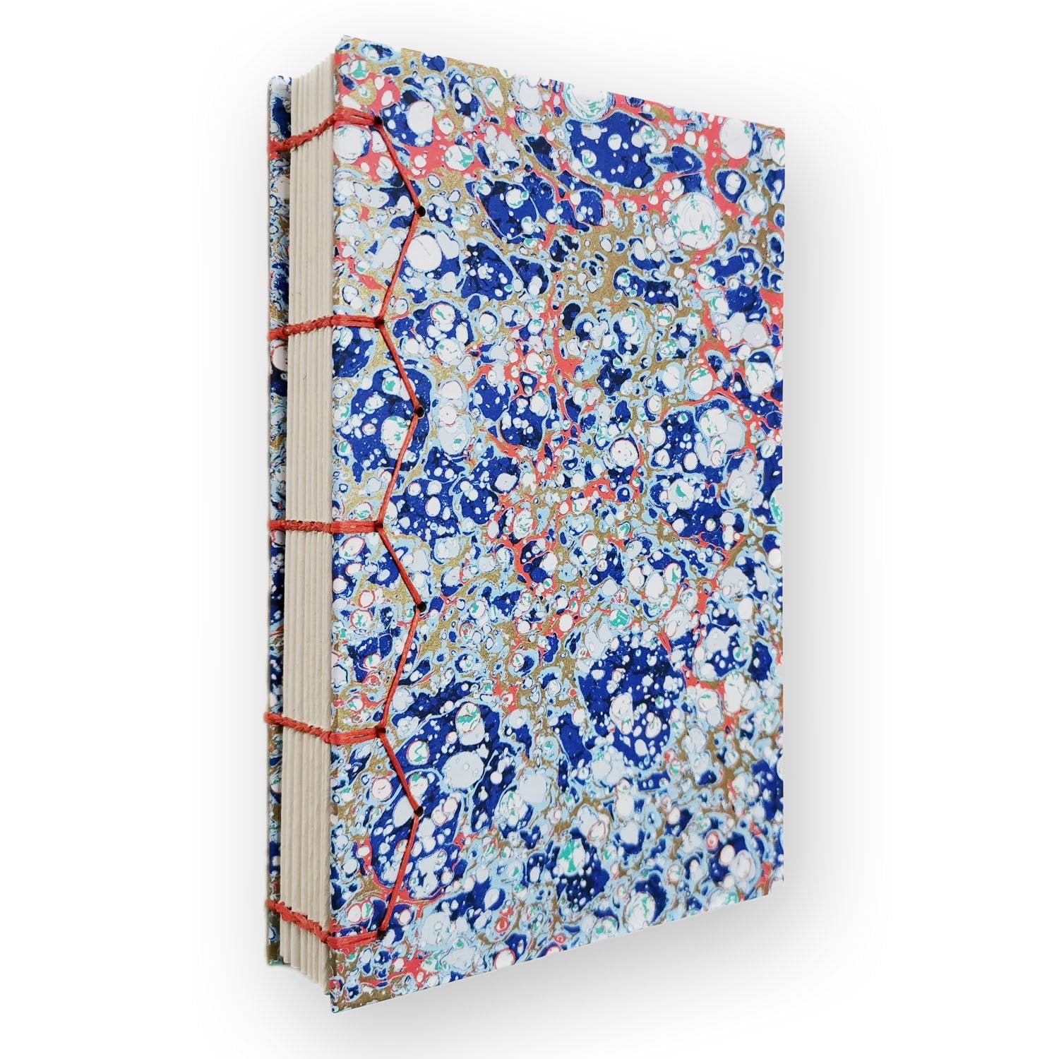 2023 Weekly Calendar with Byzantine Binding - Marbled Blue