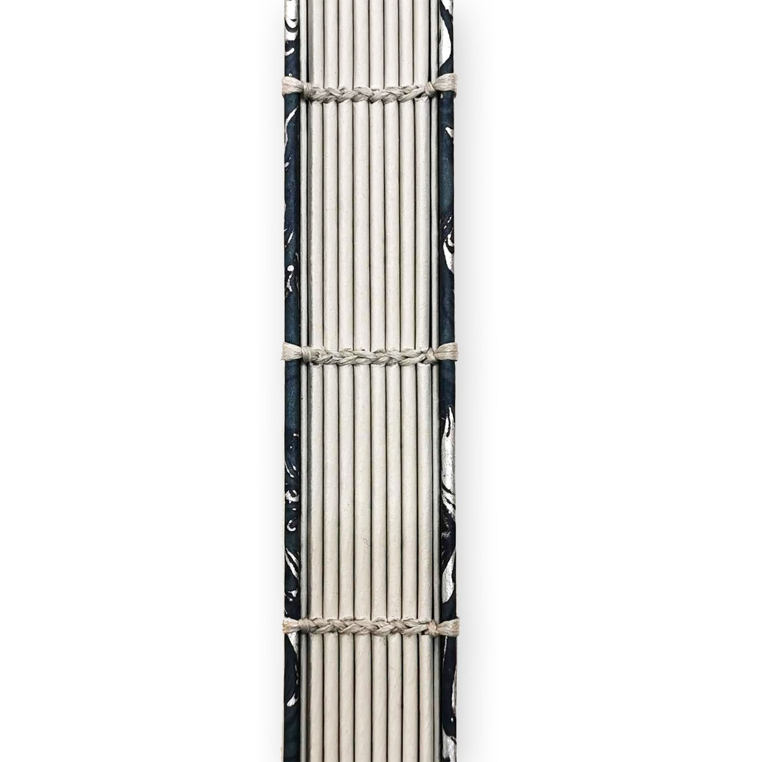 Ημερολόγιο Ημερήσιο 2026 με Βυζαντινή Βιβλιοδεσία - Blue Silver Marble Art