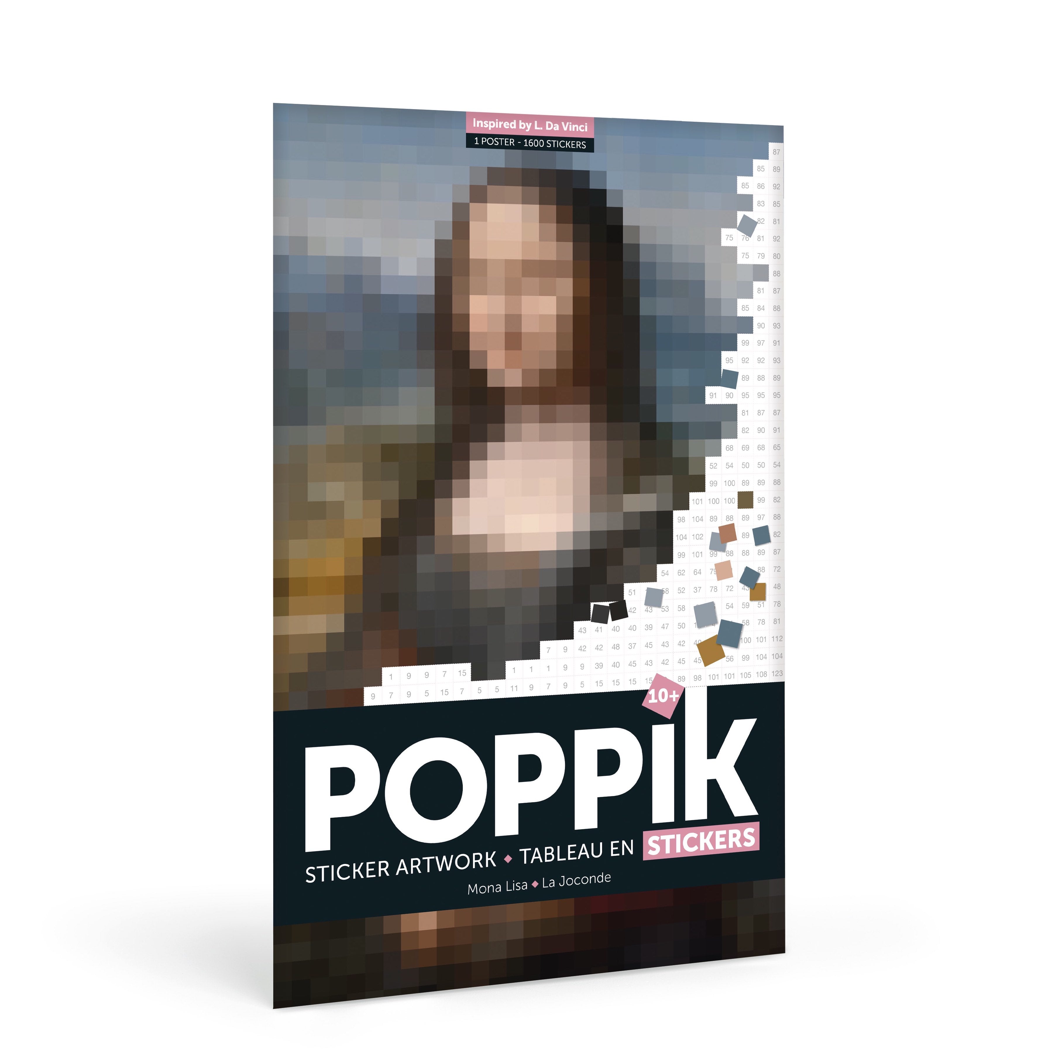 Large Poster with 1600 stickers – Mona Lisa