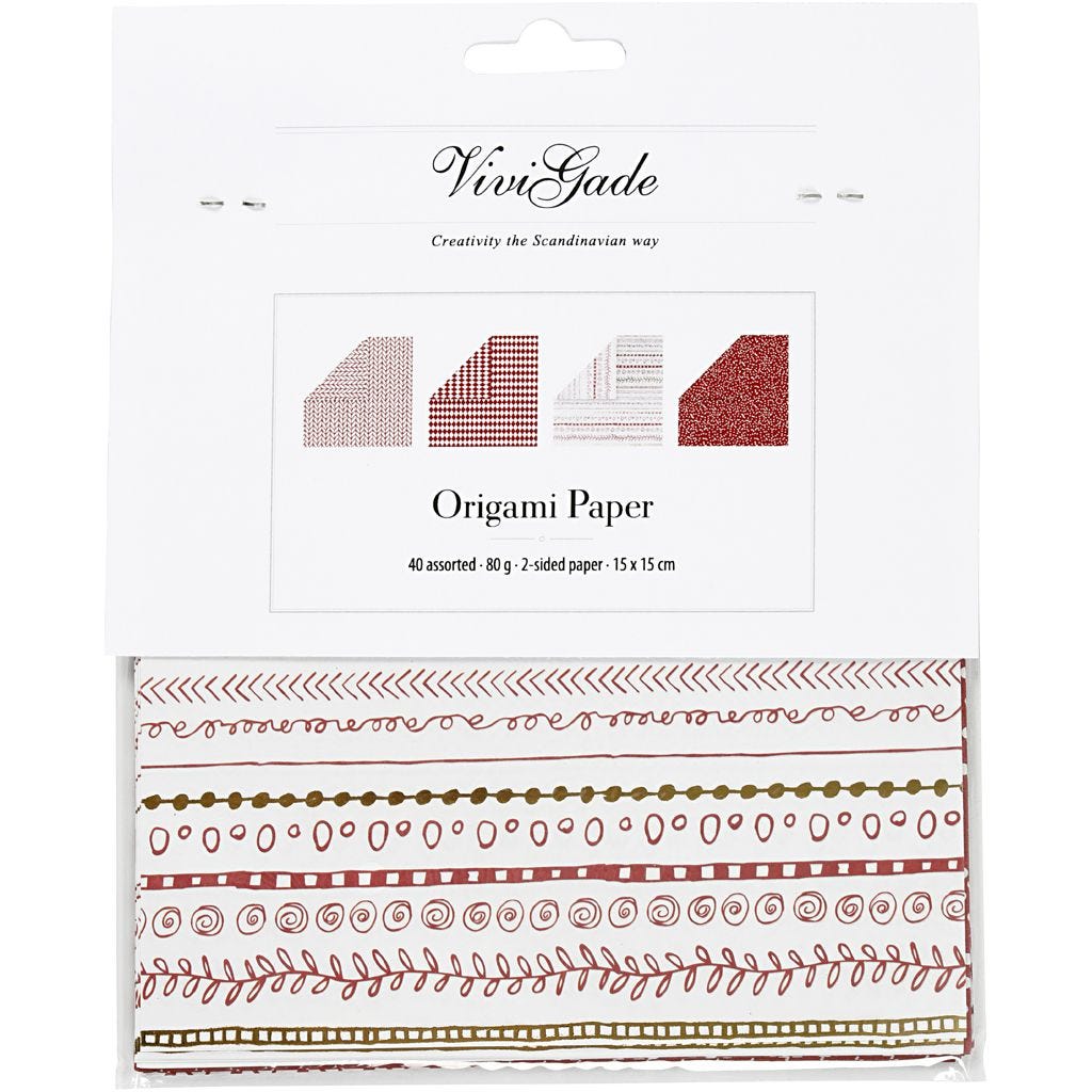 Origami Set Red