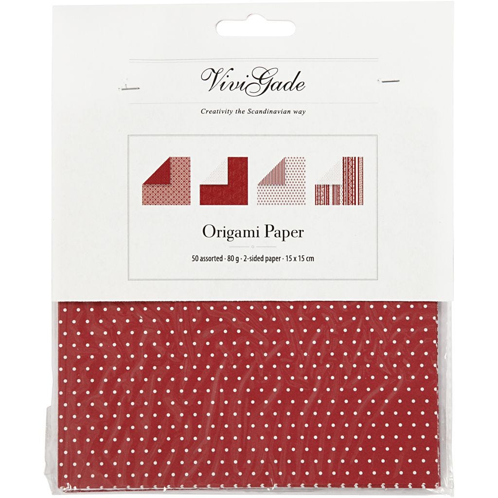 Origami Set Red & White