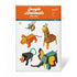 Σετ 4 ζώων της ζούγκλας - Paper Toy