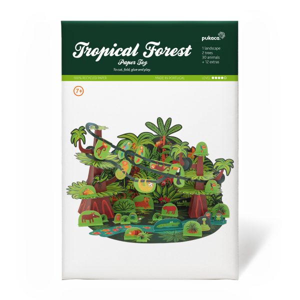 Board Game - Tropical Forest Paper Toy