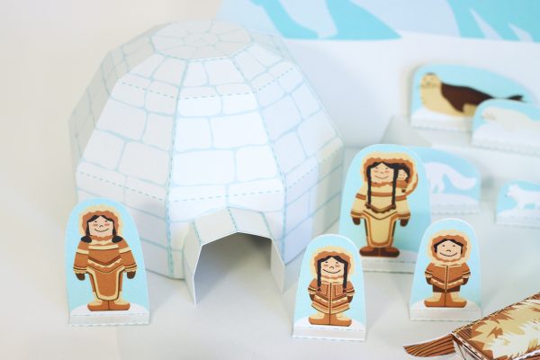 Board Game - Arctic Paper Toy