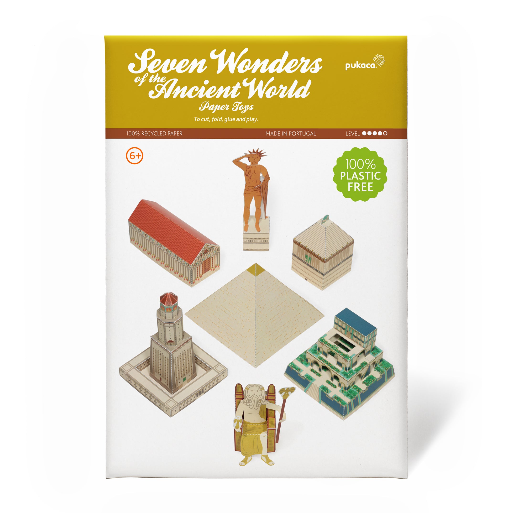 Board Game - Seven Wonders of the Ancient World Paper Toy
