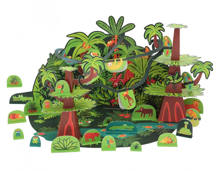 Επιτραπέζιο Παιχνίδι - Tropical Forest Paper Toy