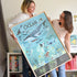 Large Poster with 59 Stickers - Ocean Animals