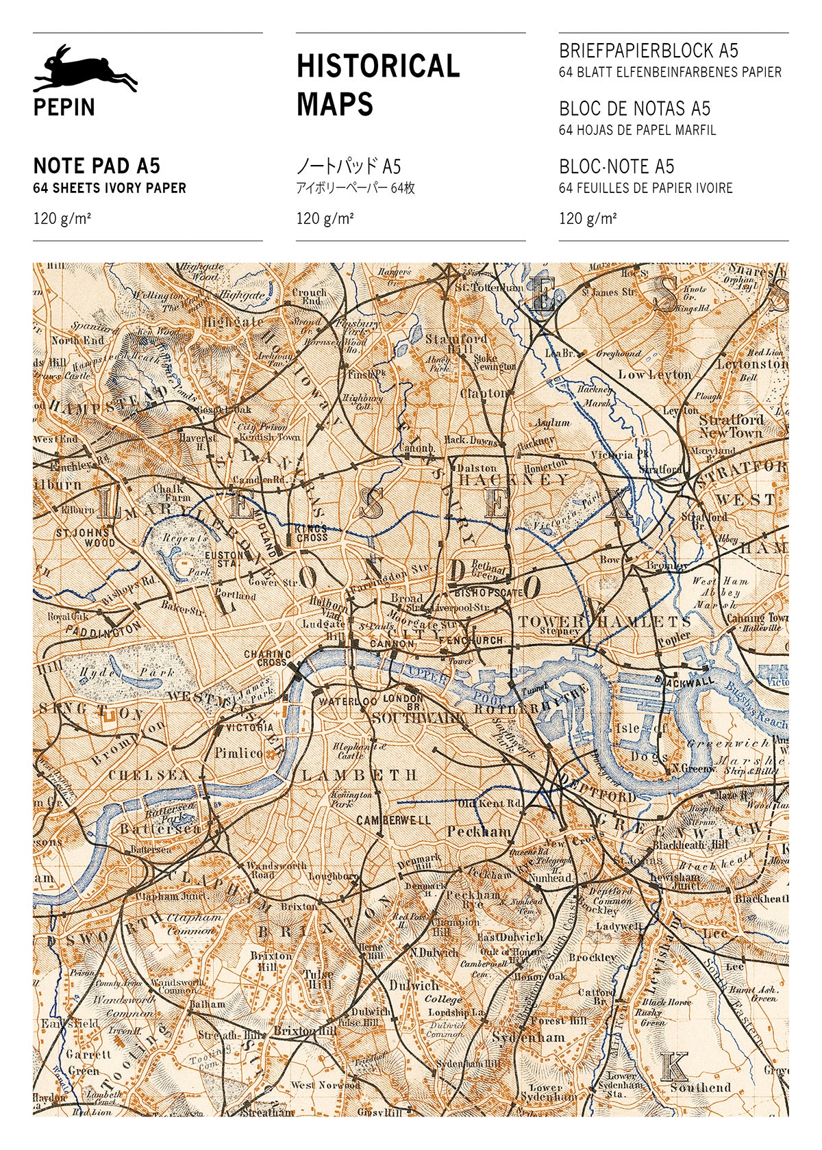 A5 Notebook - Maps